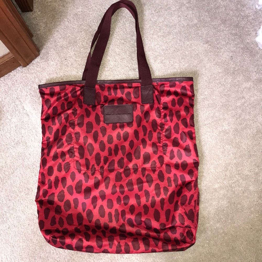 Marc by Marc Jacobs packable tote bag red